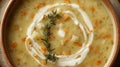 Summer Sweet Corn and Zucchini Chowder, Celery, Potatoes, Nutmeg, Onion, Cream  