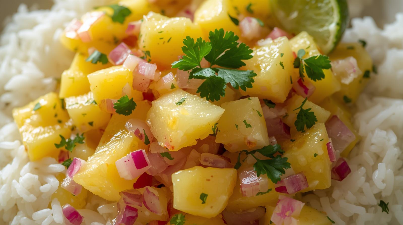 Pineapple & Scallion Rice
