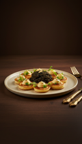 Caviar Blinis with Amber Butter